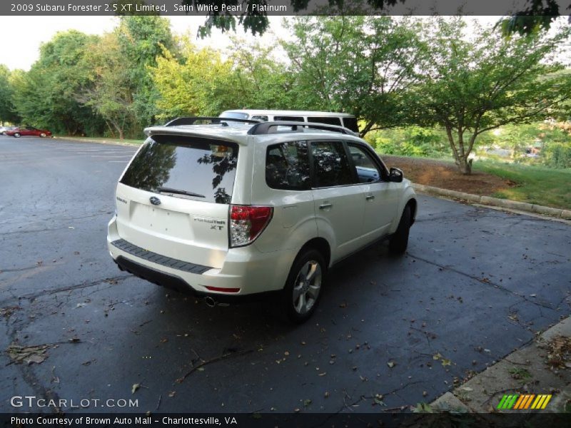 Satin White Pearl / Platinum 2009 Subaru Forester 2.5 XT Limited