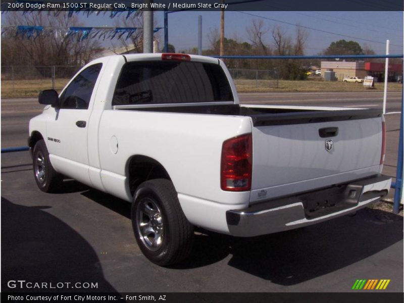 Bright White / Medium Slate Gray 2006 Dodge Ram 1500 ST Regular Cab