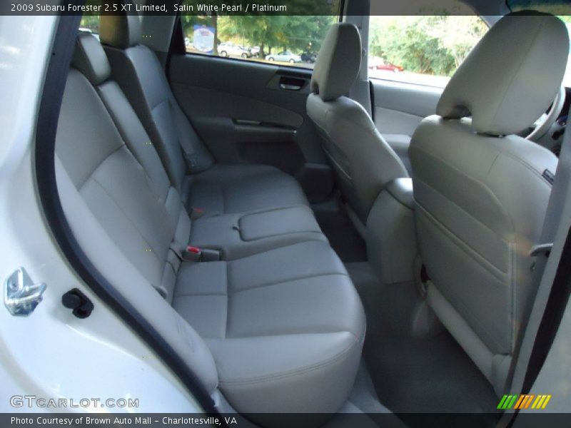 Satin White Pearl / Platinum 2009 Subaru Forester 2.5 XT Limited