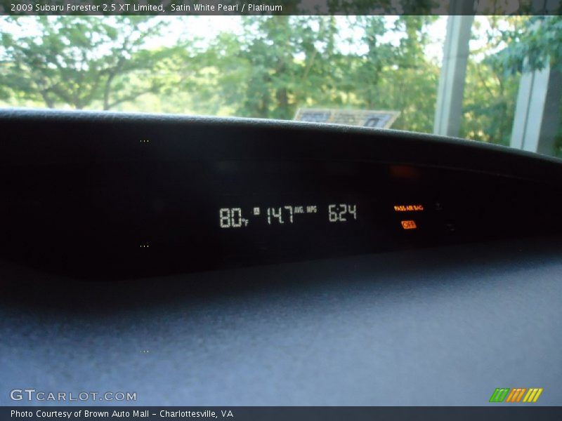 Satin White Pearl / Platinum 2009 Subaru Forester 2.5 XT Limited