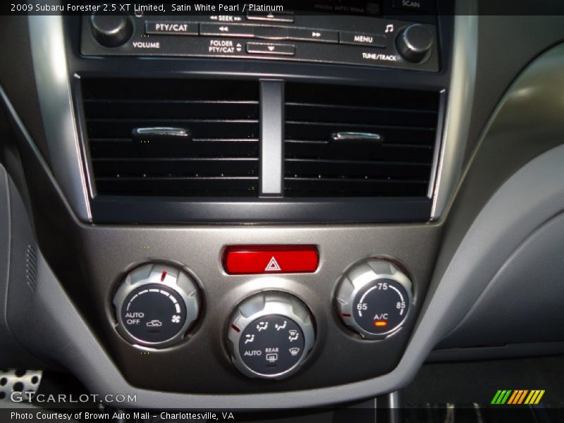Controls of 2009 Forester 2.5 XT Limited