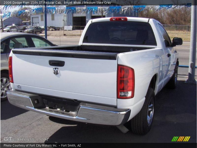 Bright White / Medium Slate Gray 2006 Dodge Ram 1500 ST Regular Cab