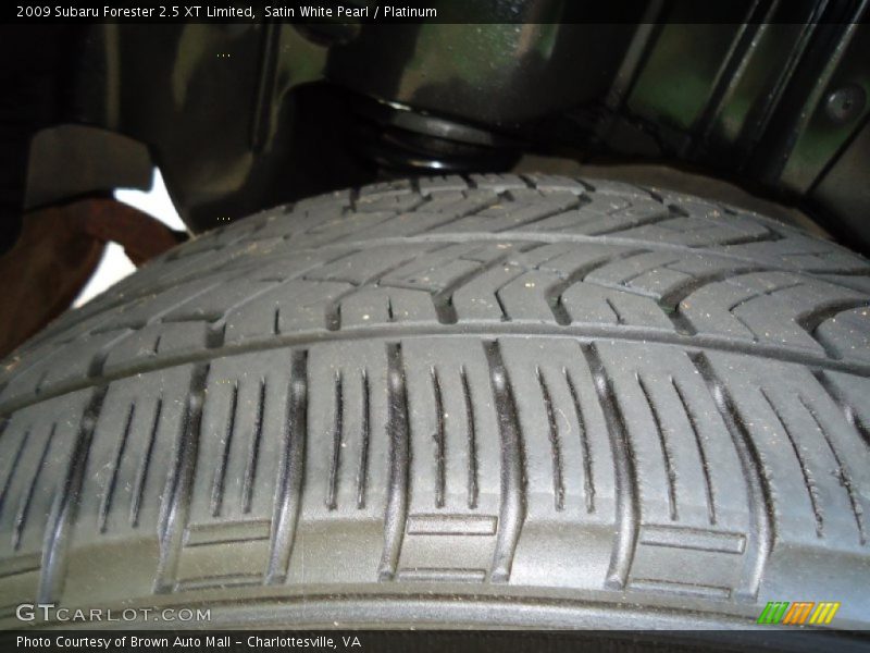 Satin White Pearl / Platinum 2009 Subaru Forester 2.5 XT Limited