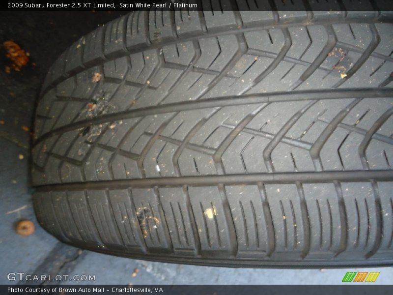 Satin White Pearl / Platinum 2009 Subaru Forester 2.5 XT Limited