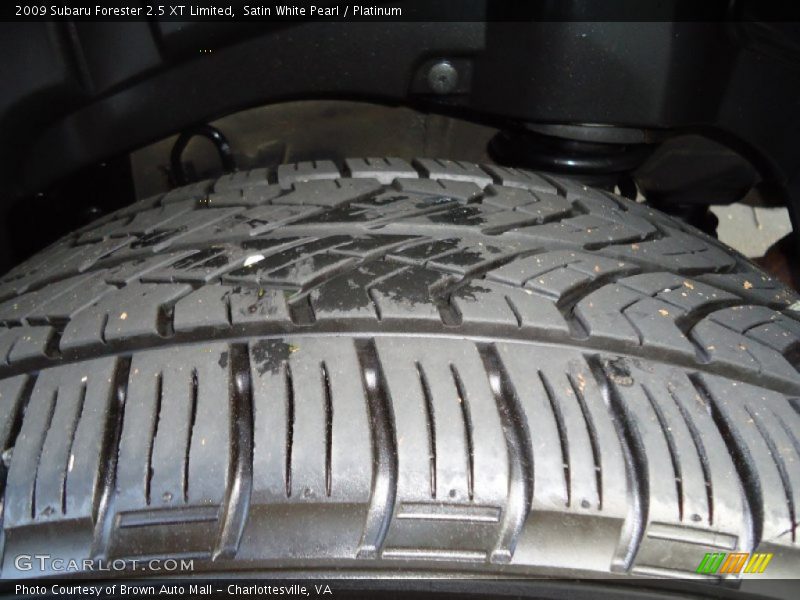 Satin White Pearl / Platinum 2009 Subaru Forester 2.5 XT Limited