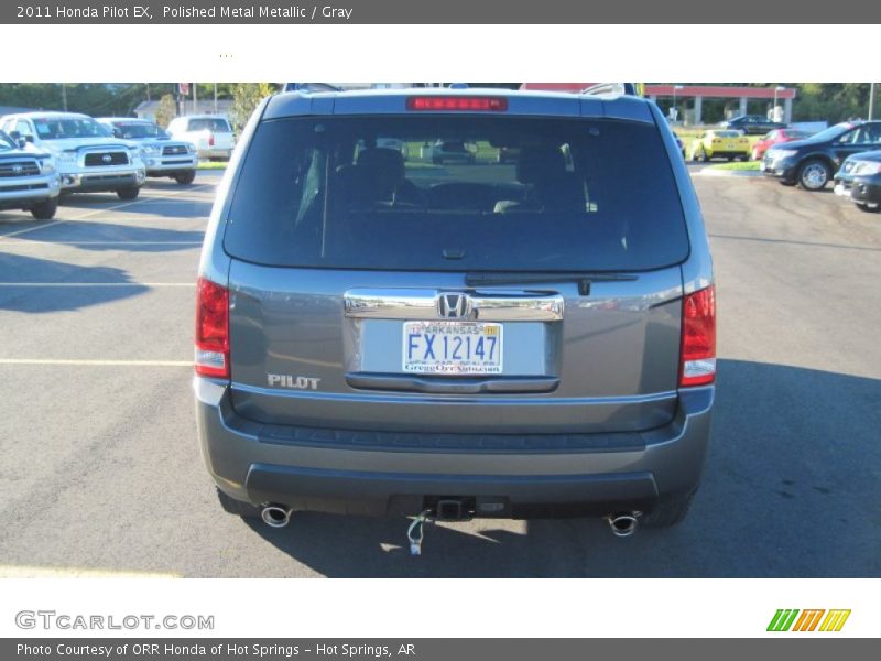 Polished Metal Metallic / Gray 2011 Honda Pilot EX