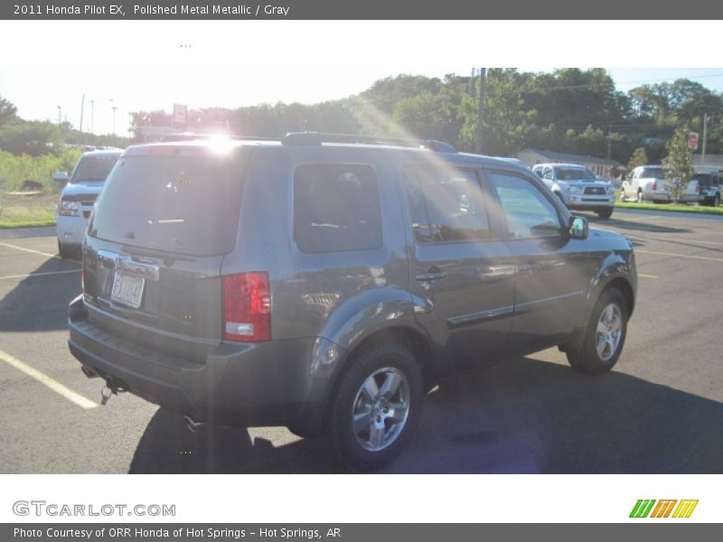 Polished Metal Metallic / Gray 2011 Honda Pilot EX