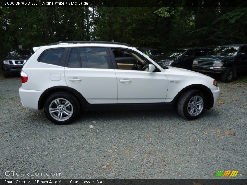 Alpine White / Sand Beige 2006 BMW X3 3.0i