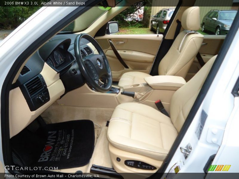 Alpine White / Sand Beige 2006 BMW X3 3.0i