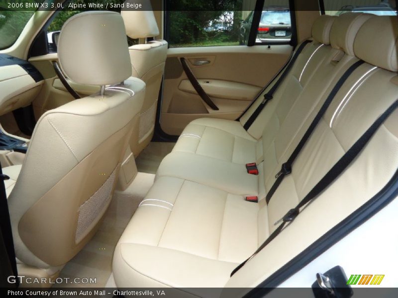 Alpine White / Sand Beige 2006 BMW X3 3.0i