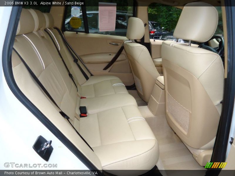 Alpine White / Sand Beige 2006 BMW X3 3.0i