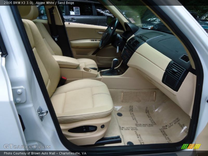 Alpine White / Sand Beige 2006 BMW X3 3.0i