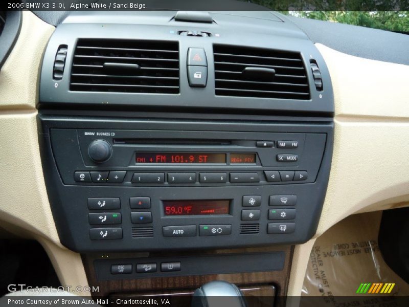 Alpine White / Sand Beige 2006 BMW X3 3.0i