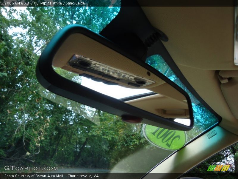 Alpine White / Sand Beige 2006 BMW X3 3.0i