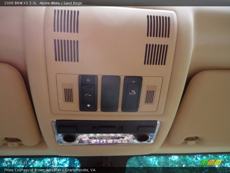 Alpine White / Sand Beige 2006 BMW X3 3.0i