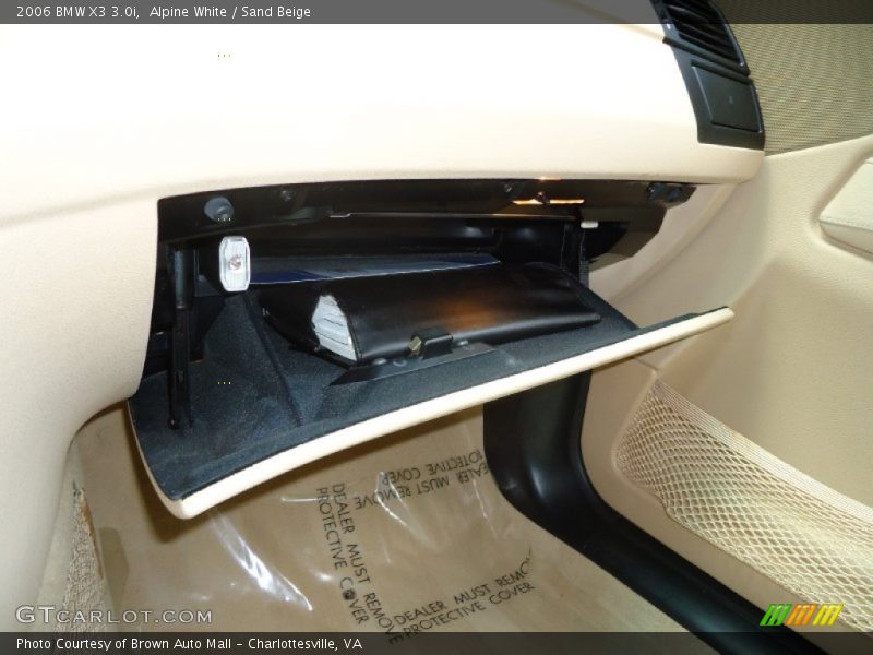 Alpine White / Sand Beige 2006 BMW X3 3.0i