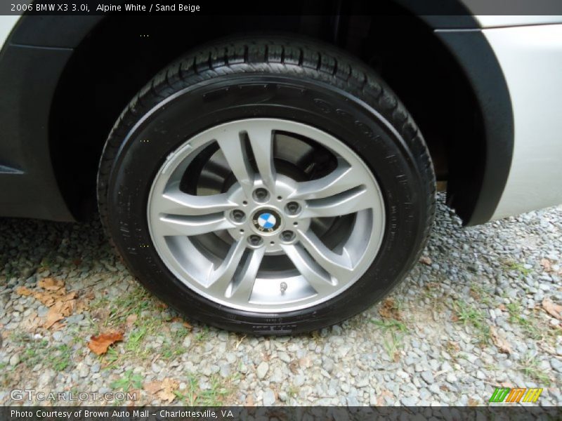 Alpine White / Sand Beige 2006 BMW X3 3.0i