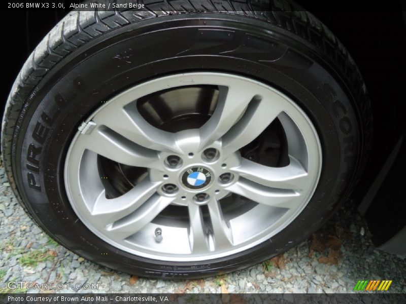 Alpine White / Sand Beige 2006 BMW X3 3.0i