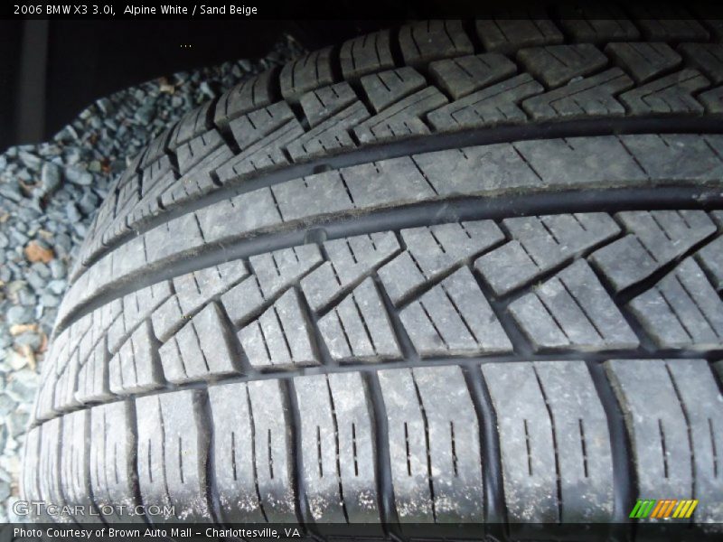 Alpine White / Sand Beige 2006 BMW X3 3.0i