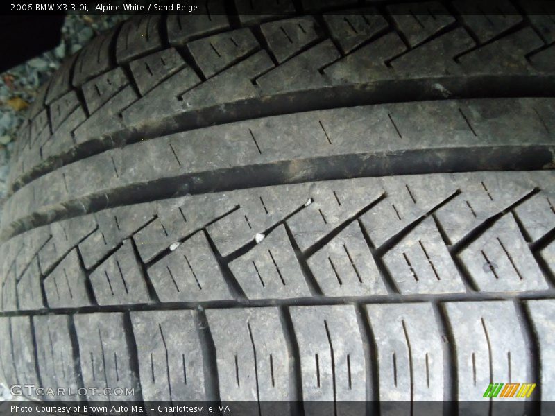 Alpine White / Sand Beige 2006 BMW X3 3.0i