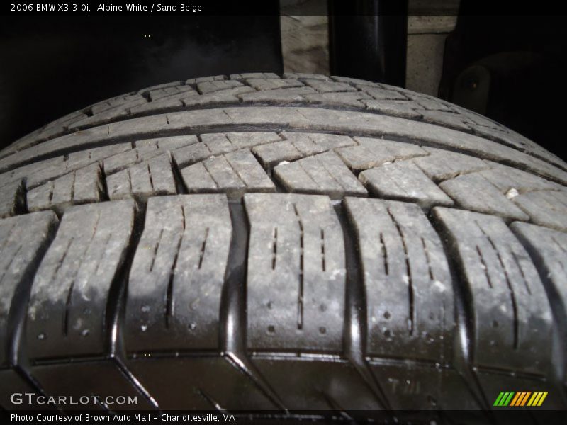 Alpine White / Sand Beige 2006 BMW X3 3.0i