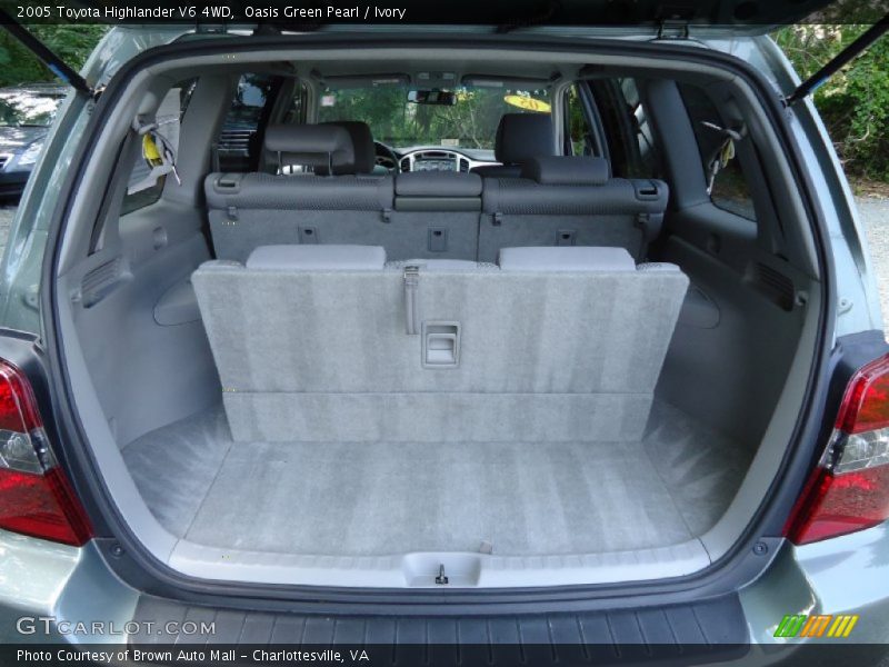Oasis Green Pearl / Ivory 2005 Toyota Highlander V6 4WD