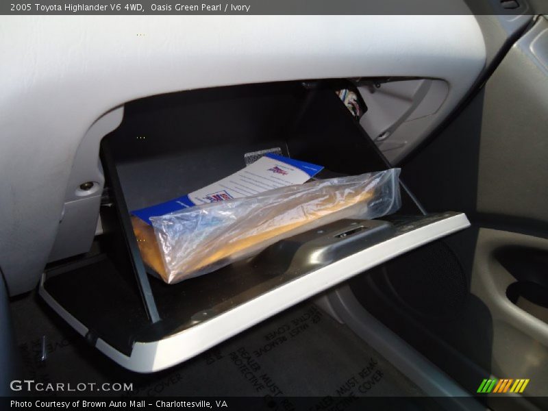 Oasis Green Pearl / Ivory 2005 Toyota Highlander V6 4WD