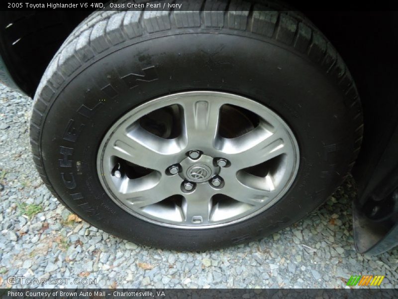 Oasis Green Pearl / Ivory 2005 Toyota Highlander V6 4WD