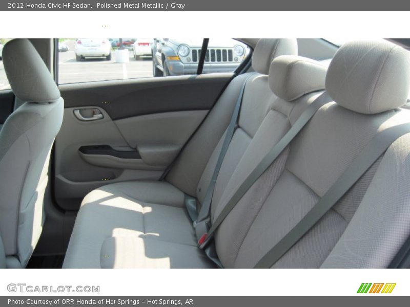  2012 Civic HF Sedan Gray Interior