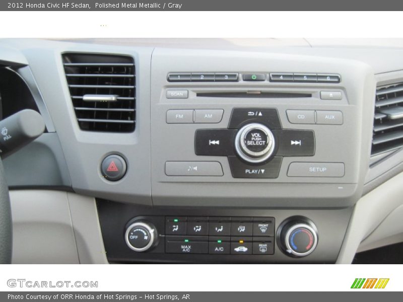 Controls of 2012 Civic HF Sedan