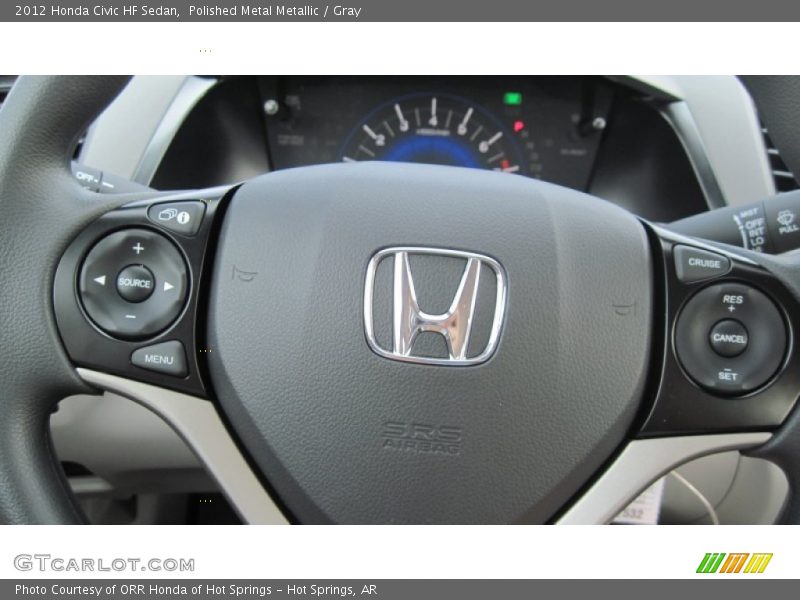 Controls of 2012 Civic HF Sedan