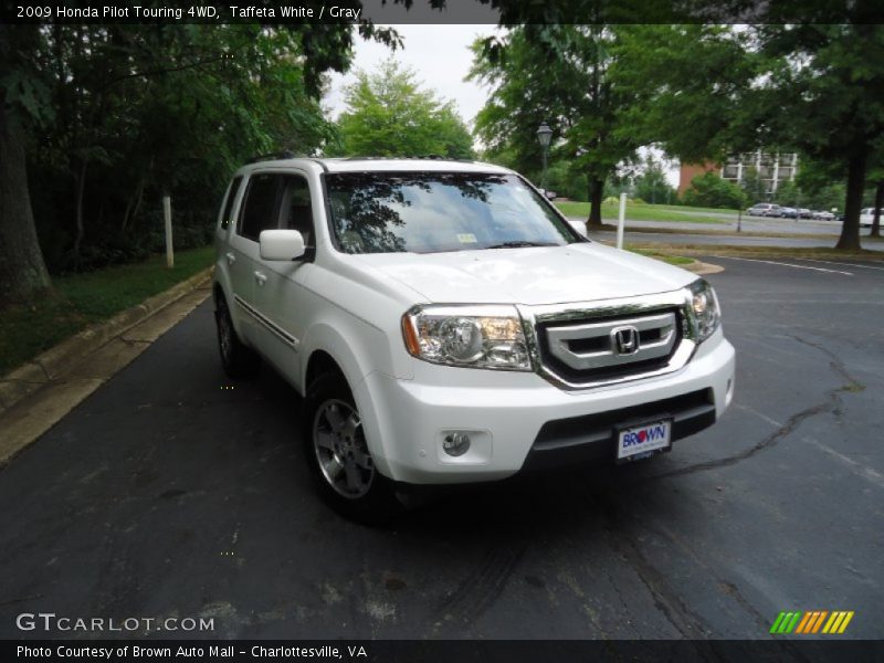 Taffeta White / Gray 2009 Honda Pilot Touring 4WD