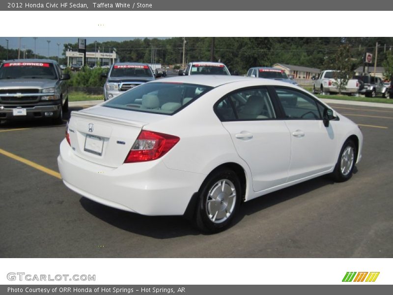  2012 Civic HF Sedan Taffeta White