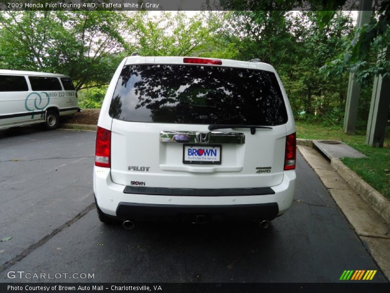 Taffeta White / Gray 2009 Honda Pilot Touring 4WD