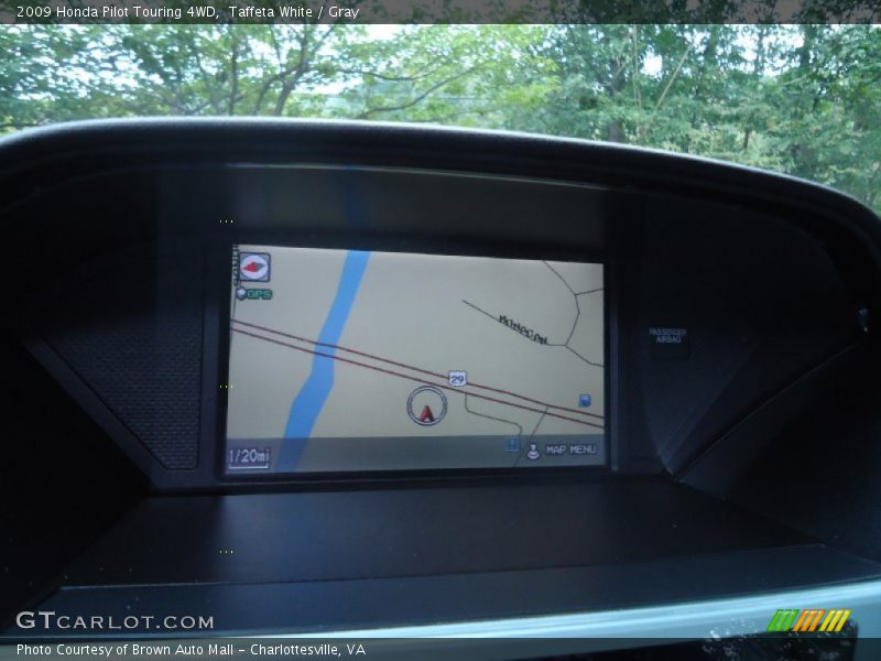Taffeta White / Gray 2009 Honda Pilot Touring 4WD