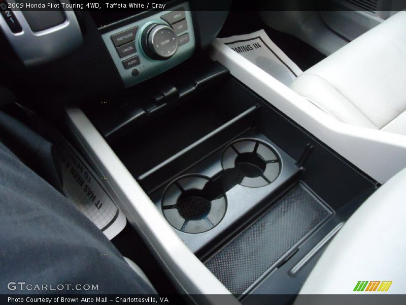 Taffeta White / Gray 2009 Honda Pilot Touring 4WD