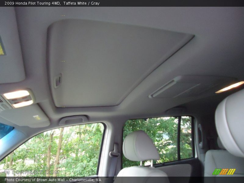 Taffeta White / Gray 2009 Honda Pilot Touring 4WD