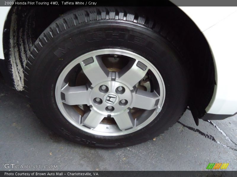 Taffeta White / Gray 2009 Honda Pilot Touring 4WD
