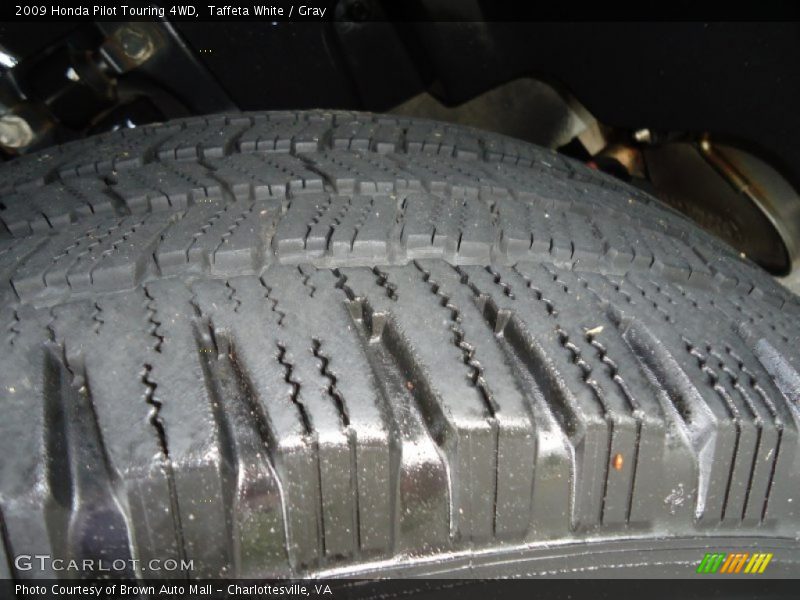 Taffeta White / Gray 2009 Honda Pilot Touring 4WD
