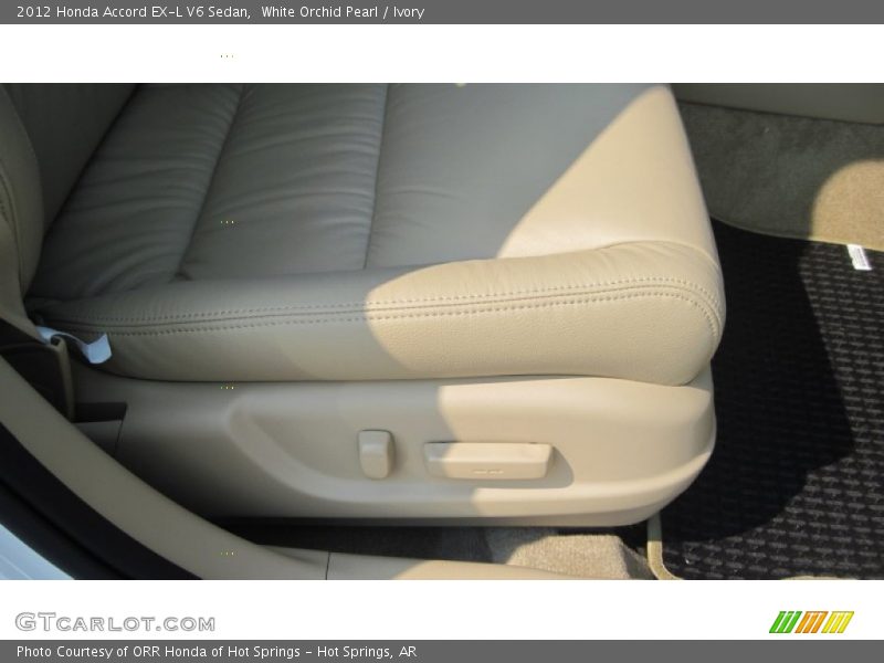 White Orchid Pearl / Ivory 2012 Honda Accord EX-L V6 Sedan