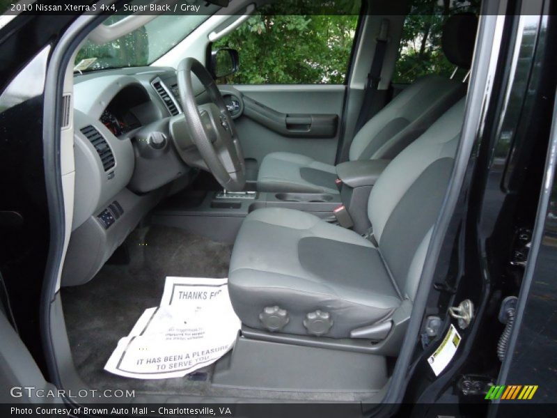Super Black / Gray 2010 Nissan Xterra S 4x4