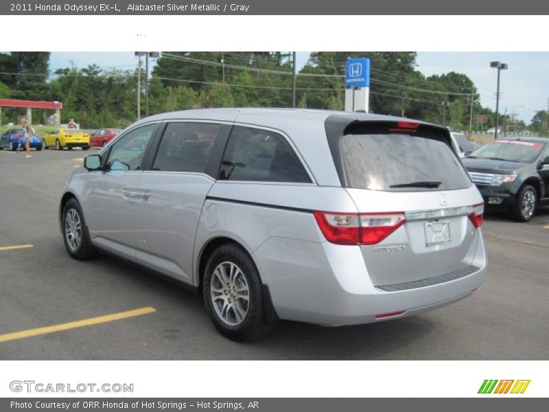Alabaster Silver Metallic / Gray 2011 Honda Odyssey EX-L