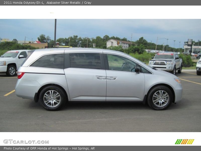 Alabaster Silver Metallic / Gray 2011 Honda Odyssey EX-L