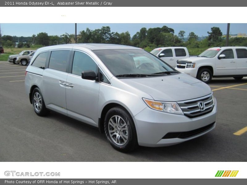 Alabaster Silver Metallic / Gray 2011 Honda Odyssey EX-L