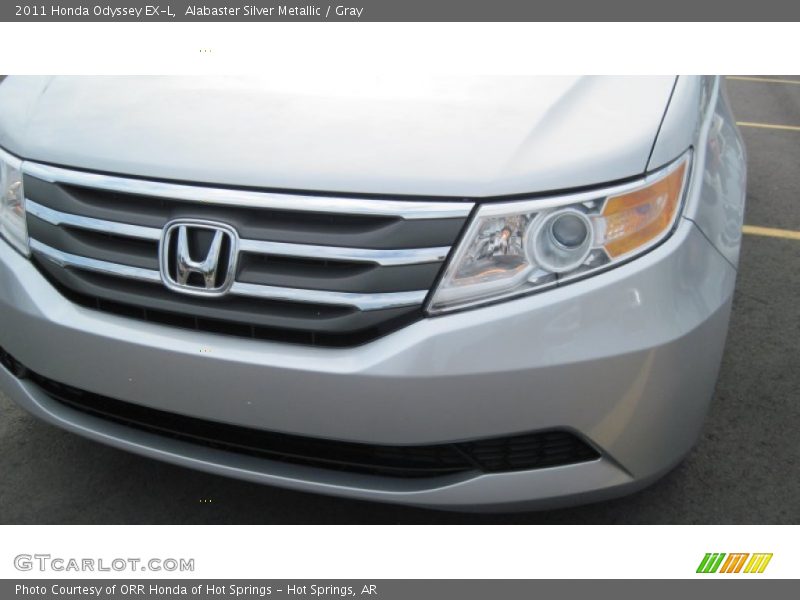 Alabaster Silver Metallic / Gray 2011 Honda Odyssey EX-L