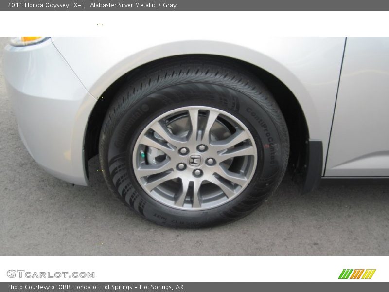 Alabaster Silver Metallic / Gray 2011 Honda Odyssey EX-L