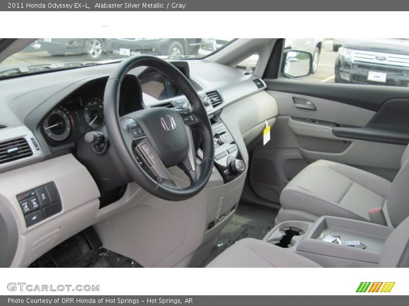 Alabaster Silver Metallic / Gray 2011 Honda Odyssey EX-L