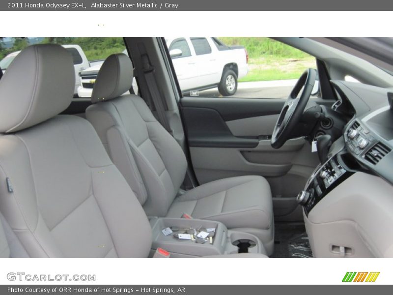 Alabaster Silver Metallic / Gray 2011 Honda Odyssey EX-L