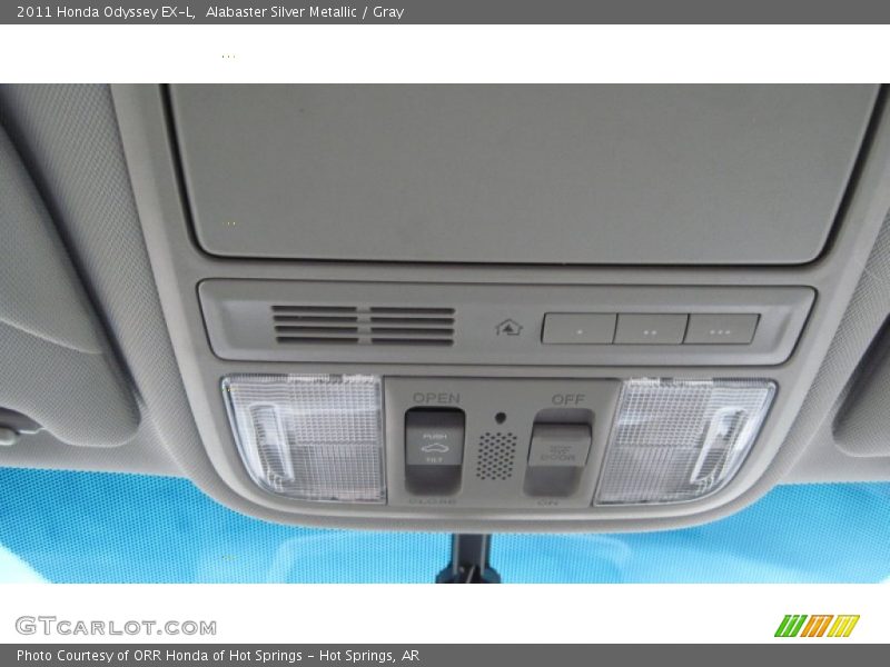 Alabaster Silver Metallic / Gray 2011 Honda Odyssey EX-L