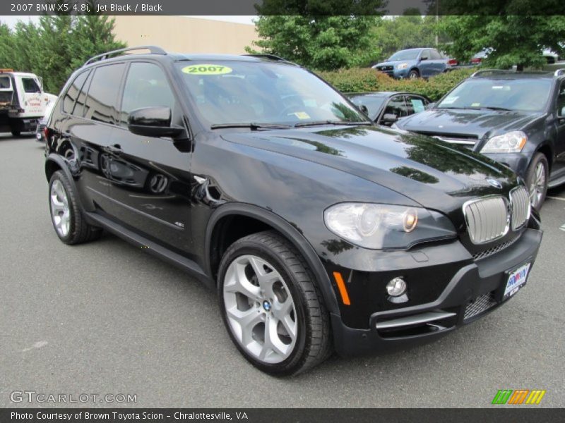 Jet Black / Black 2007 BMW X5 4.8i